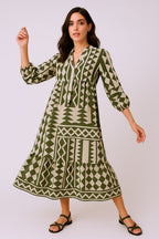 R&B | Bedrucktes Hemdkleid