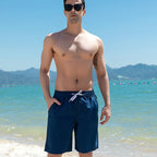 R&B | Schnell trocknende einfarbige Strandhosen-Shorts