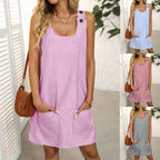R&B | Gestreiftes Kleid mit Knopfleiste