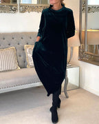 R&B | Tulip Style Samt Kleid