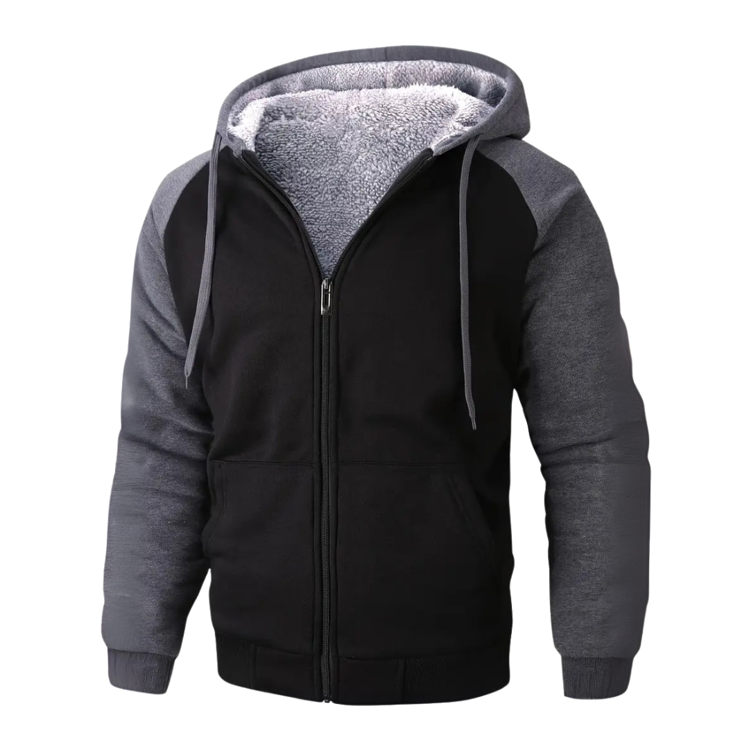 R&B | Herren-Hoodie gefüttert mit Sherpa-Fleece