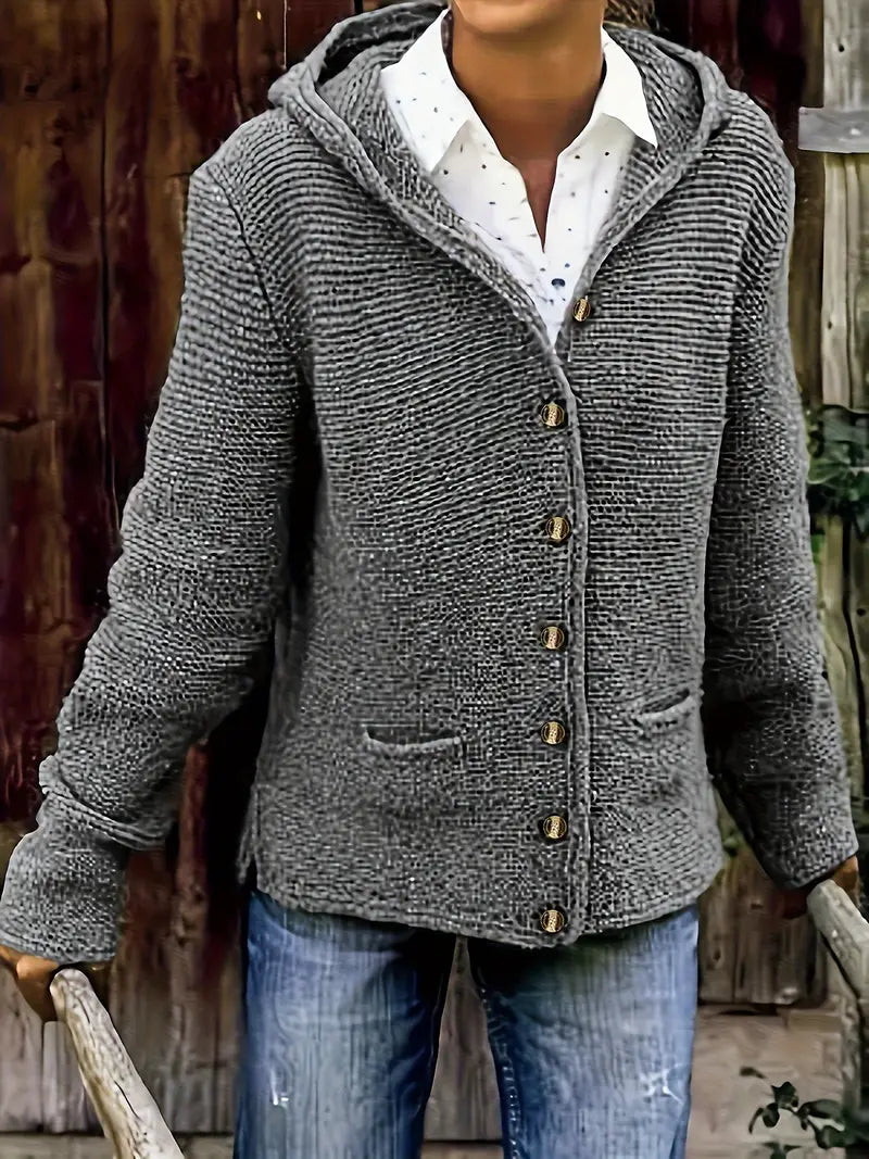 R&B | Modische Strickjacke mit Knopfleiste