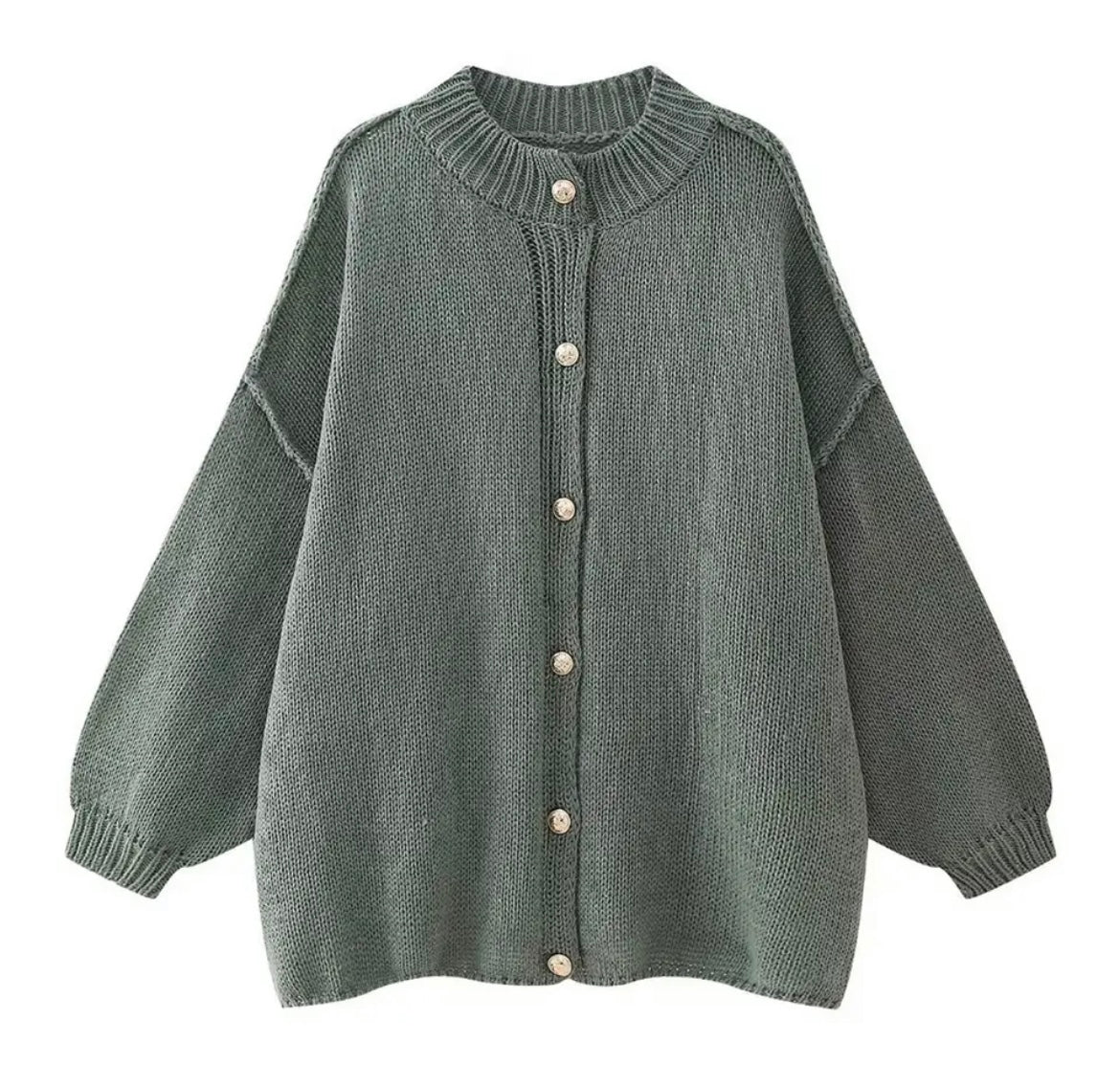 R&B | Gemütlicher Oversized Strickcardigan-Pullover