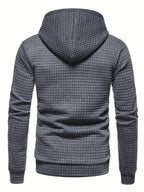 R&B | Lässiger Waffelmuster Hoodie für Männer