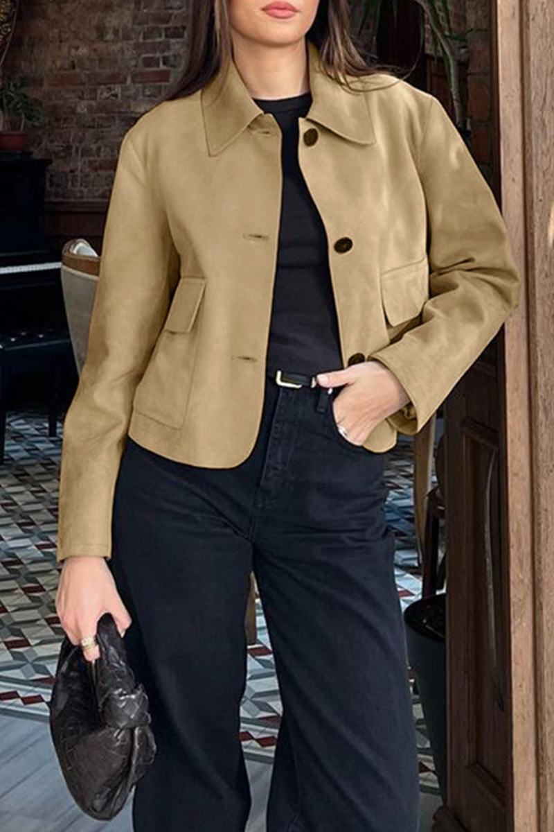 R&B | Freizeitjacke mit Durchgeknöpftem Hemdkragen