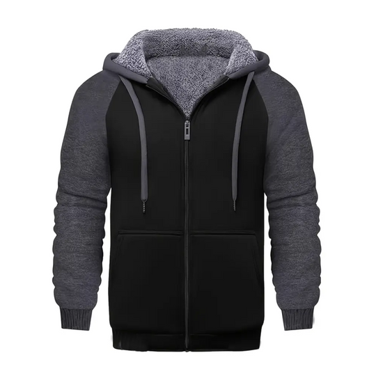 R&B | Herren-Hoodie gefüttert mit Sherpa-Fleece