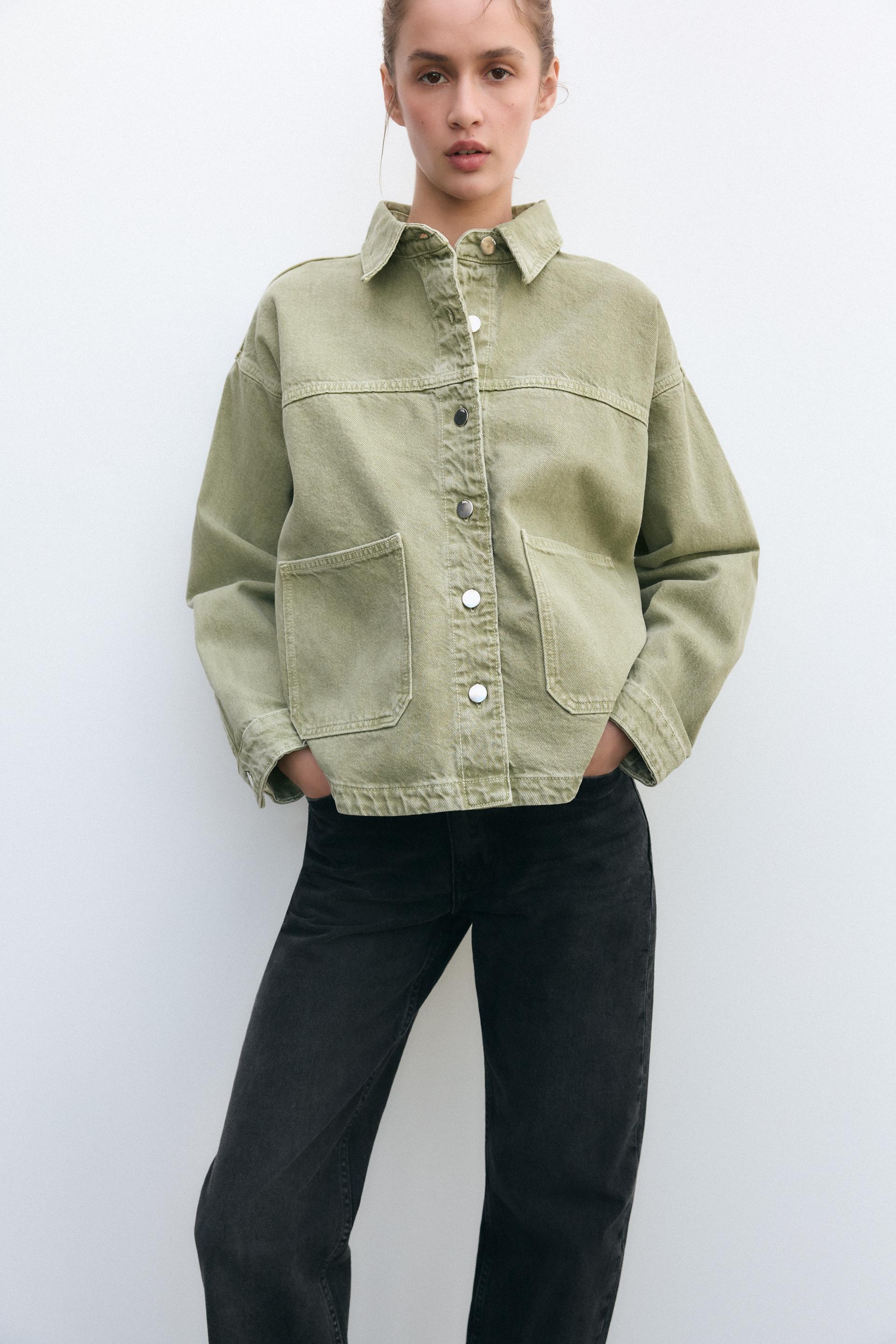 R&B | Klassische Khaki Denim-Jacke für Den Alltag
