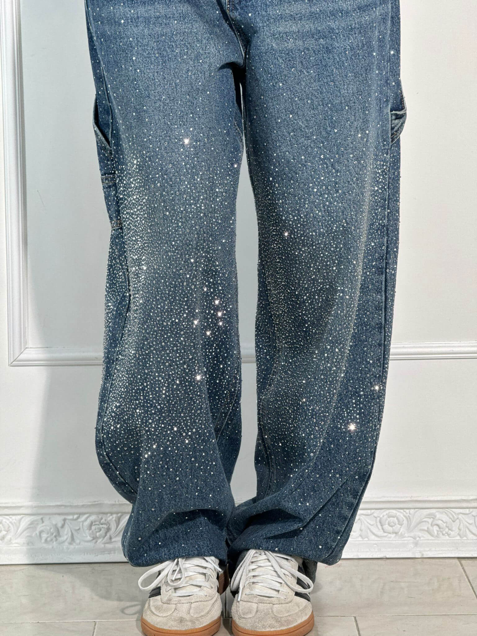 Damen Jeans mit Diamant-Optik & Klassischem Schnitt | R&B