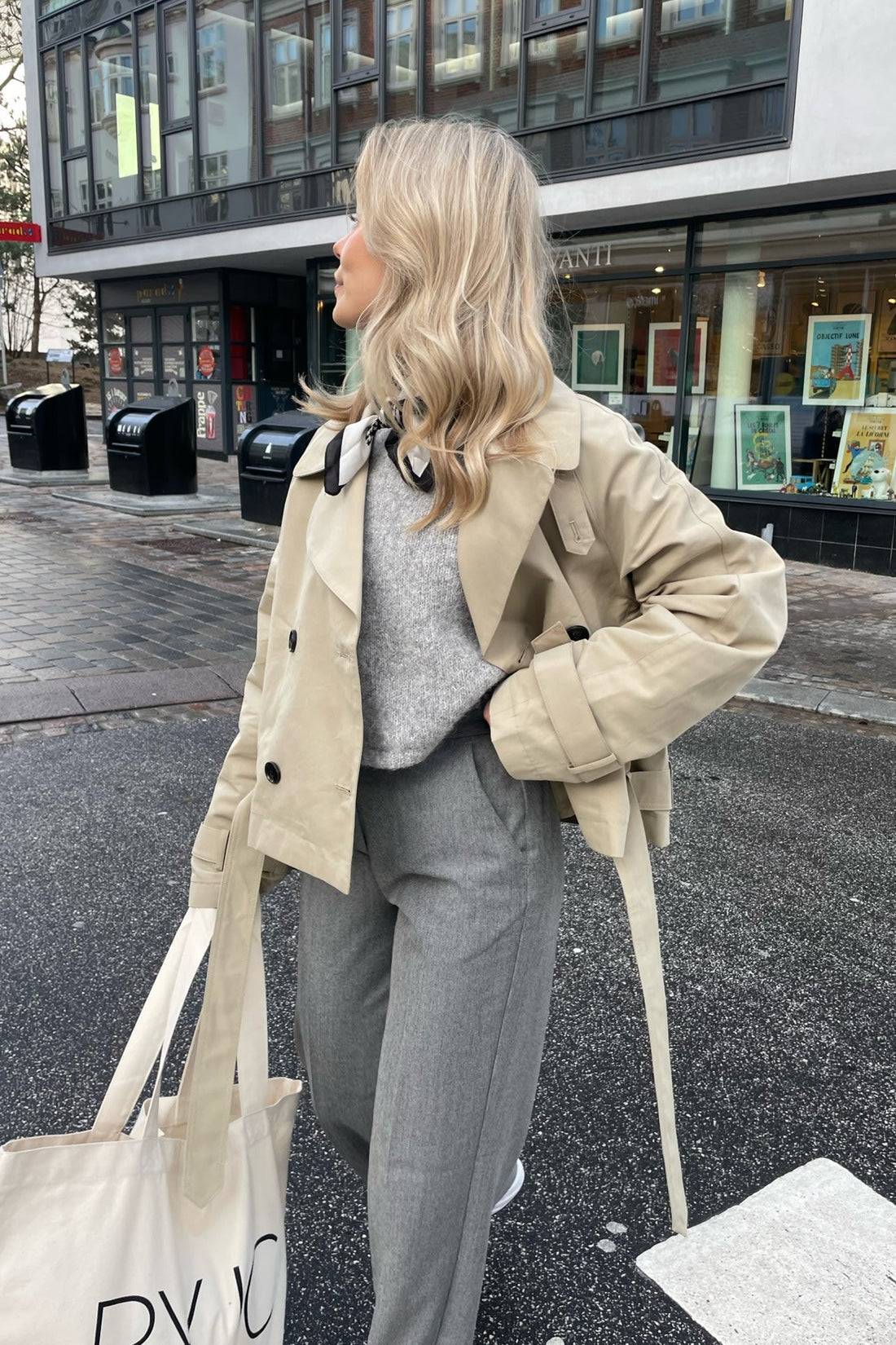 R&B | Damen-Trenchcoat In Beige