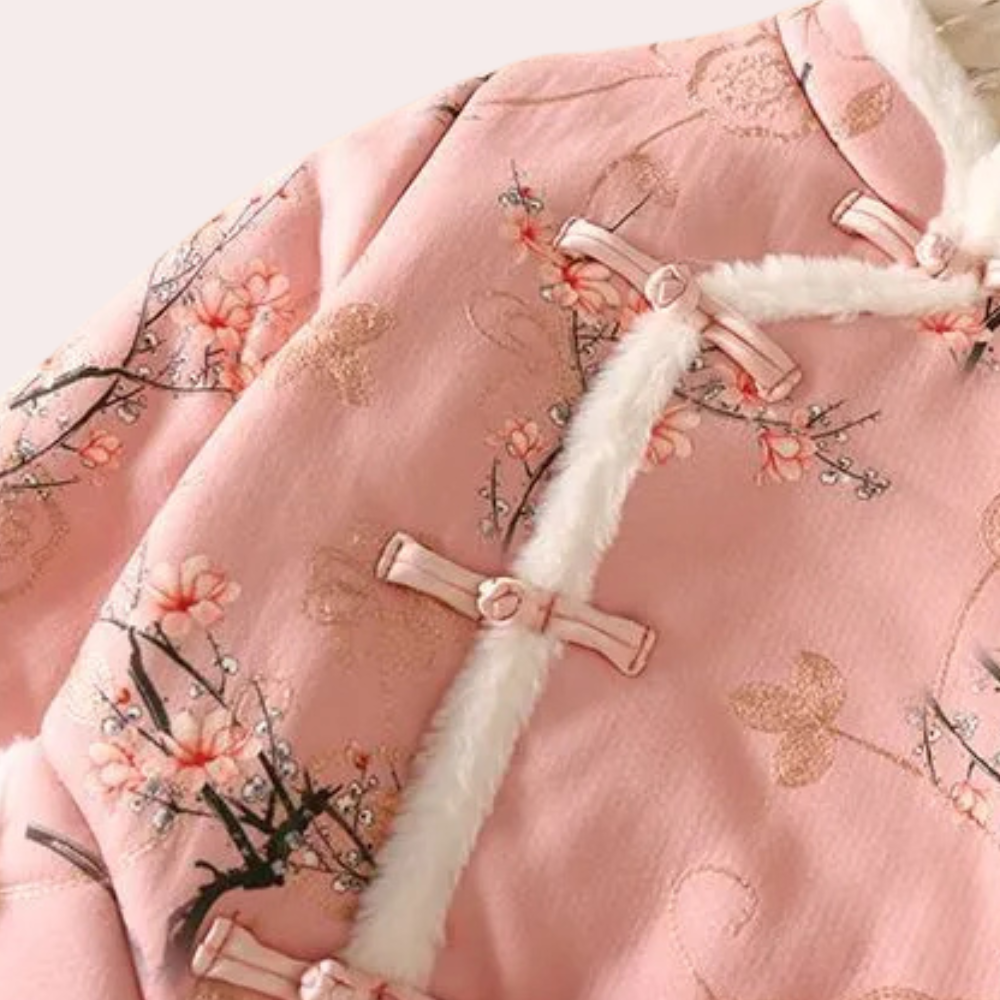 R&B | Warme Blumenjacke für Damen