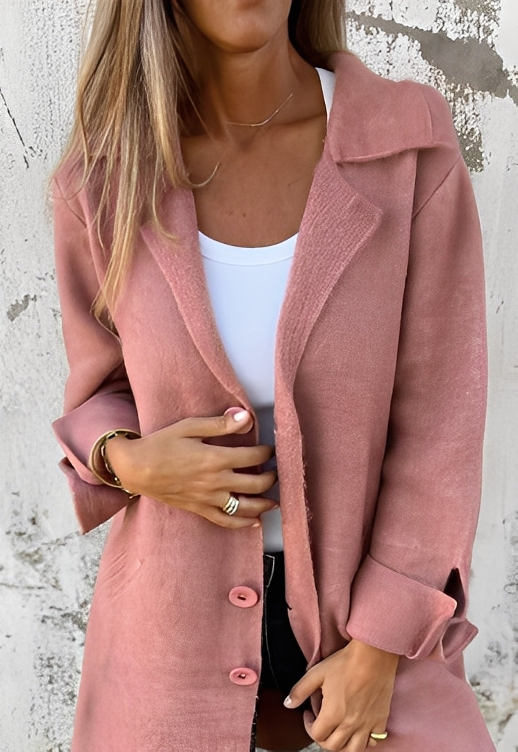 R&B | Lässiger langer Strickmantel für Frauen