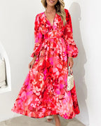 R&B | Boho Blumen Maxi Kleid