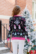 R&B | Schneemann Weihnachtsstrickpullover
