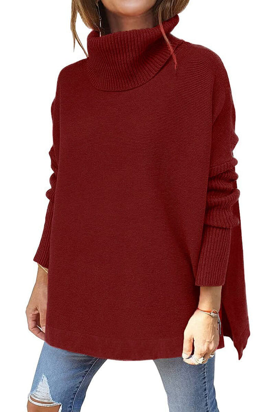 R&B | Jumper - Frauen Herbst Bequemer Rollkragenpullover