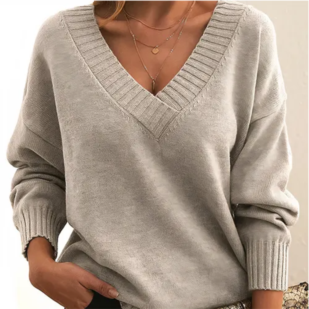 R&B | Pullover Winter V-Ausschnitt für Frauen