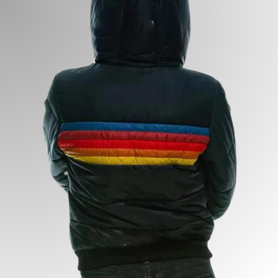 R&B | Lässige Jacke mit Reißverschluss und LR&Bhaften Details