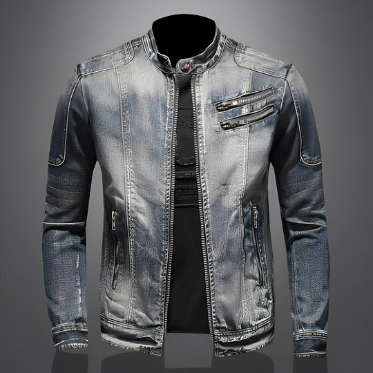 R&B | Stylische Jeansjacke mit Taschen für Männer