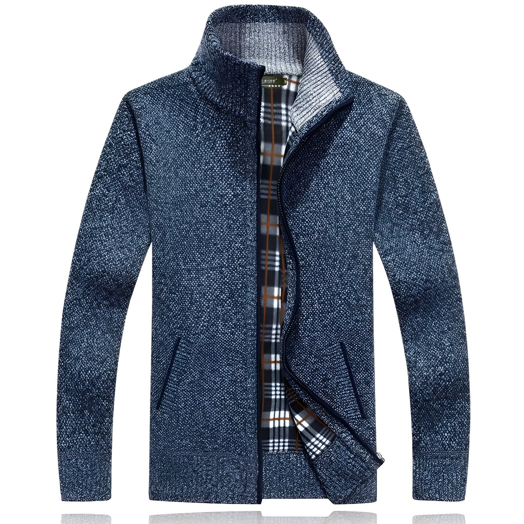 R&B | Stylischer Cardigan mit weichem Fleece-Futter für Männer