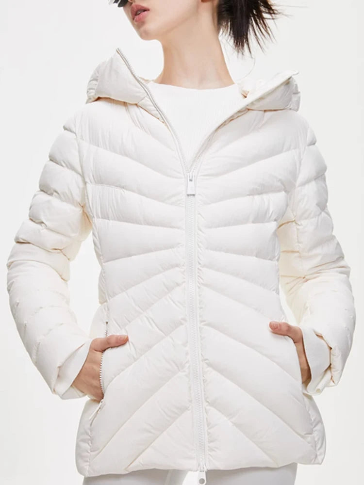 R&B | Leichte gesteppte Jacke mit Kapuze