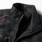 R&B | Herren Dick Gepolstertes Lederjacke