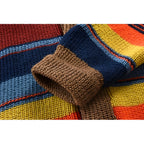 R&B | Farbblockdesign Rollkragenpullover