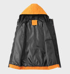 R&B | Warme, leichte Jacke mit Taschen, Kapuze und Kordelzug