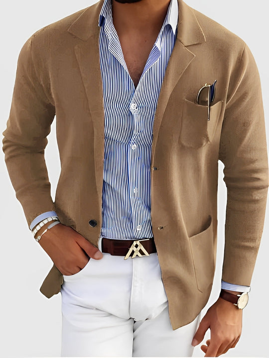 R&B | Lässiger Cardigan mit Taschen für Männer