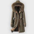 R&B | Parka-Jacke mit gestepptem Innenfutter