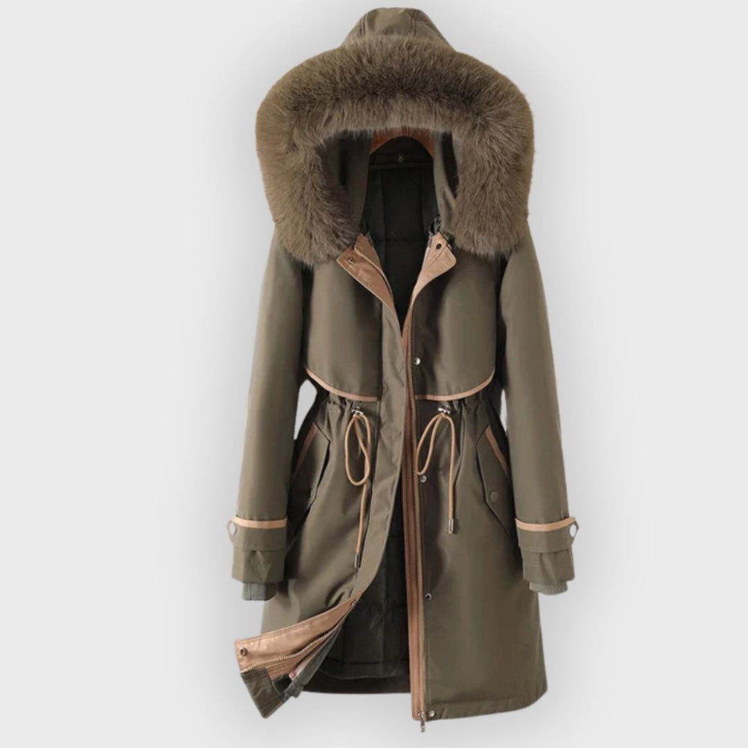 R&B | Parka-Jacke mit gestepptem Innenfutter