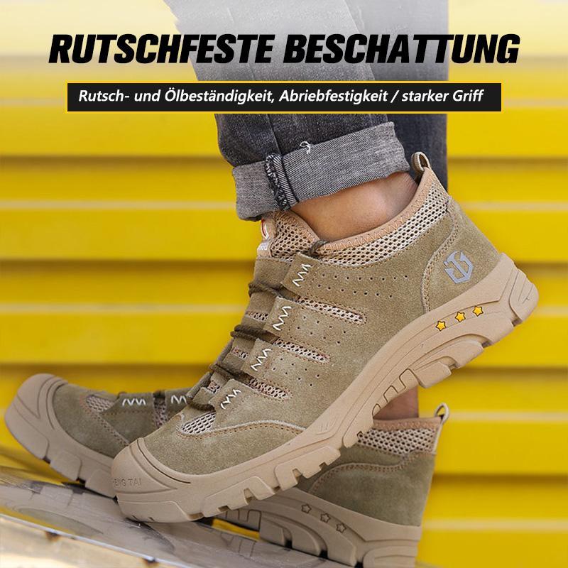 Herren Anti-Smashing Anti-Piercing Big Toe Cap Sicherheitsschuhe Freizeitschutzschuhe R&B