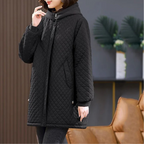 R&B | Warme fleecegefütterte gesteppte Jacke in einfarbiger Ausführung mit Reißverschluss Ideal für Herbst/Winter