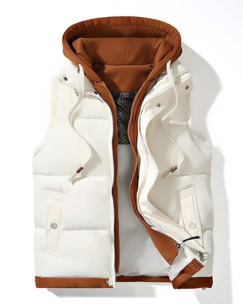 R&B | Softshell Gestepptes Kapuzenwesten