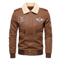 R&B | Herren Lederjacke Im Bomberstil