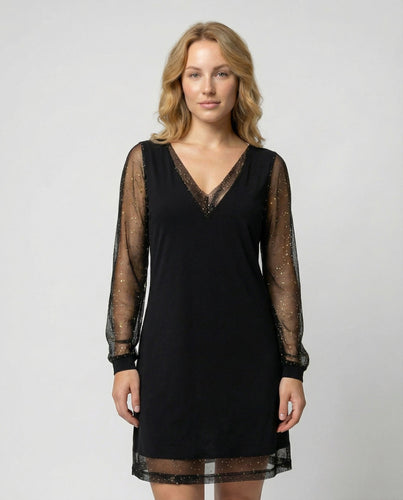Elegantes V-Ausschnitt Abendkleid | R&B