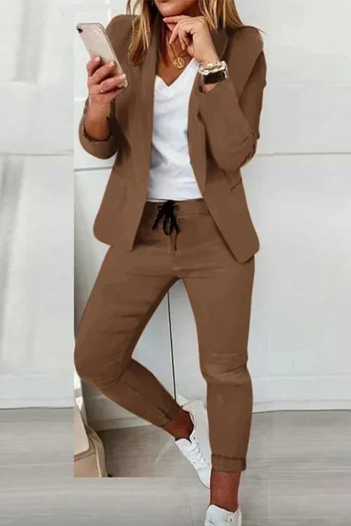 R&B | Langärmeliger Blazer und Hose Stil