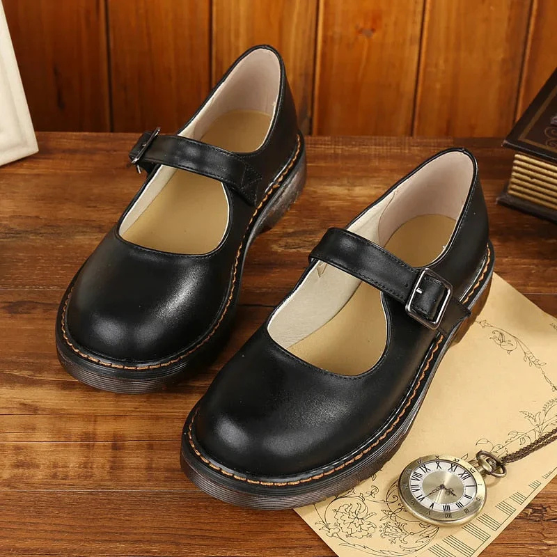 R&B | Jahrgang Schnalle Schuhe für Damen