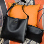 R&B | Stilvolle Robuste Braune Geprägte Brusttasche