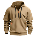 R&B | Lässiger, lockerer Hoodie mit Reißverschluss für Männer