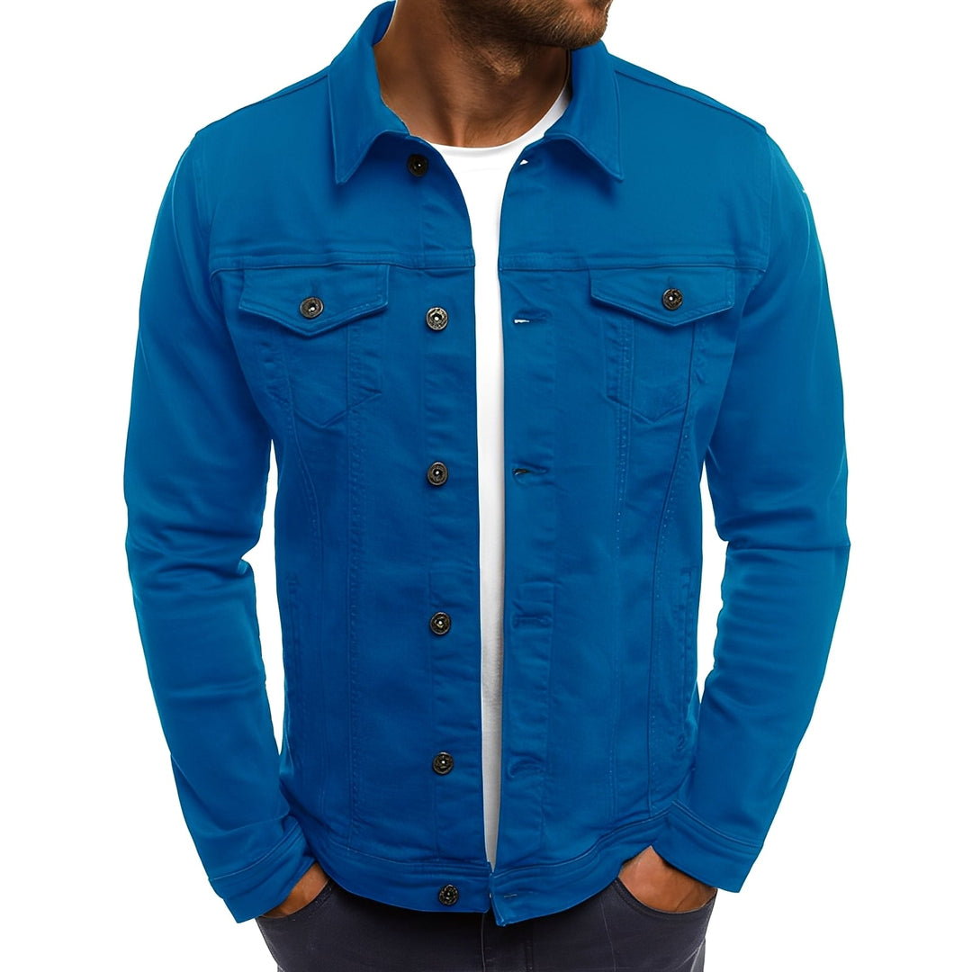 R&B | Stylische Denimjacke mit Taschen für Männer