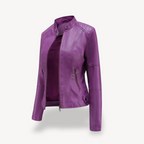R&B | Damen Kunstleder Bikerjacke