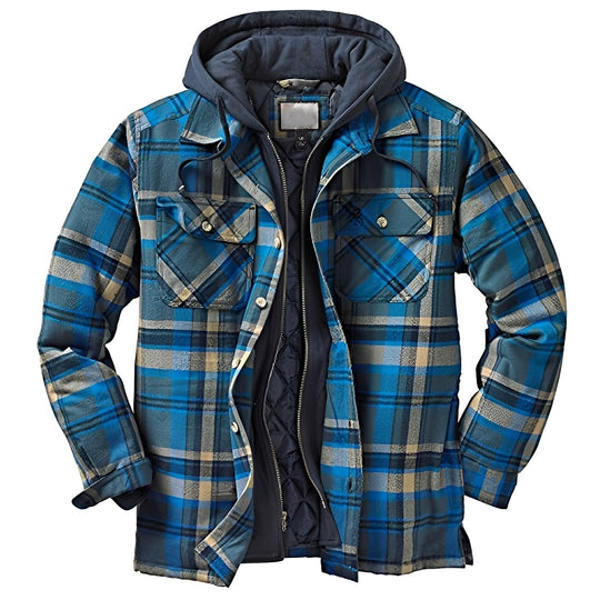R&B | Casual Flanelljacke mit Karomuster für Männer