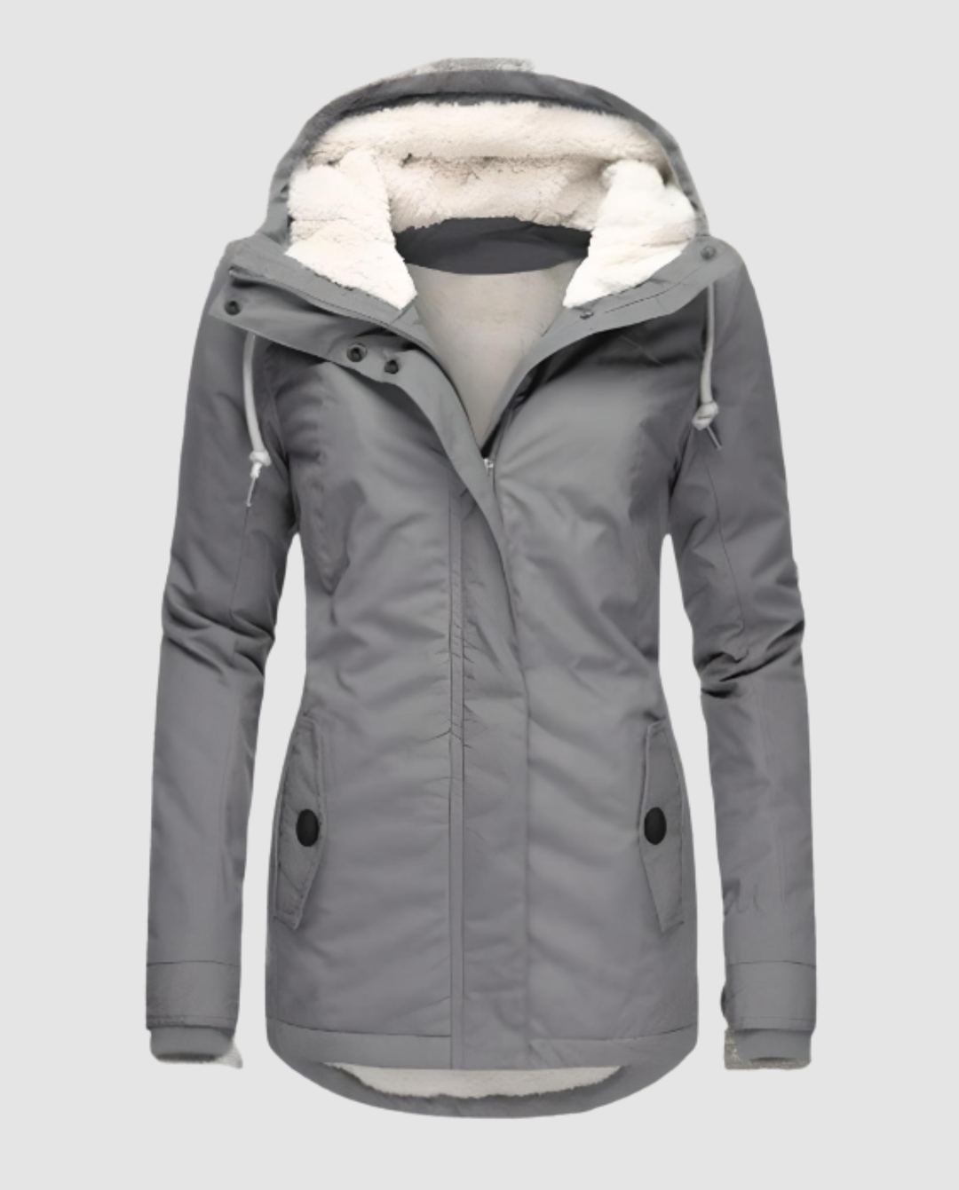 Lange Gefütterte Winterjacke Damen | R&B