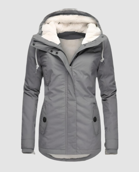 Lange Gefütterte Winterjacke Damen | R&B