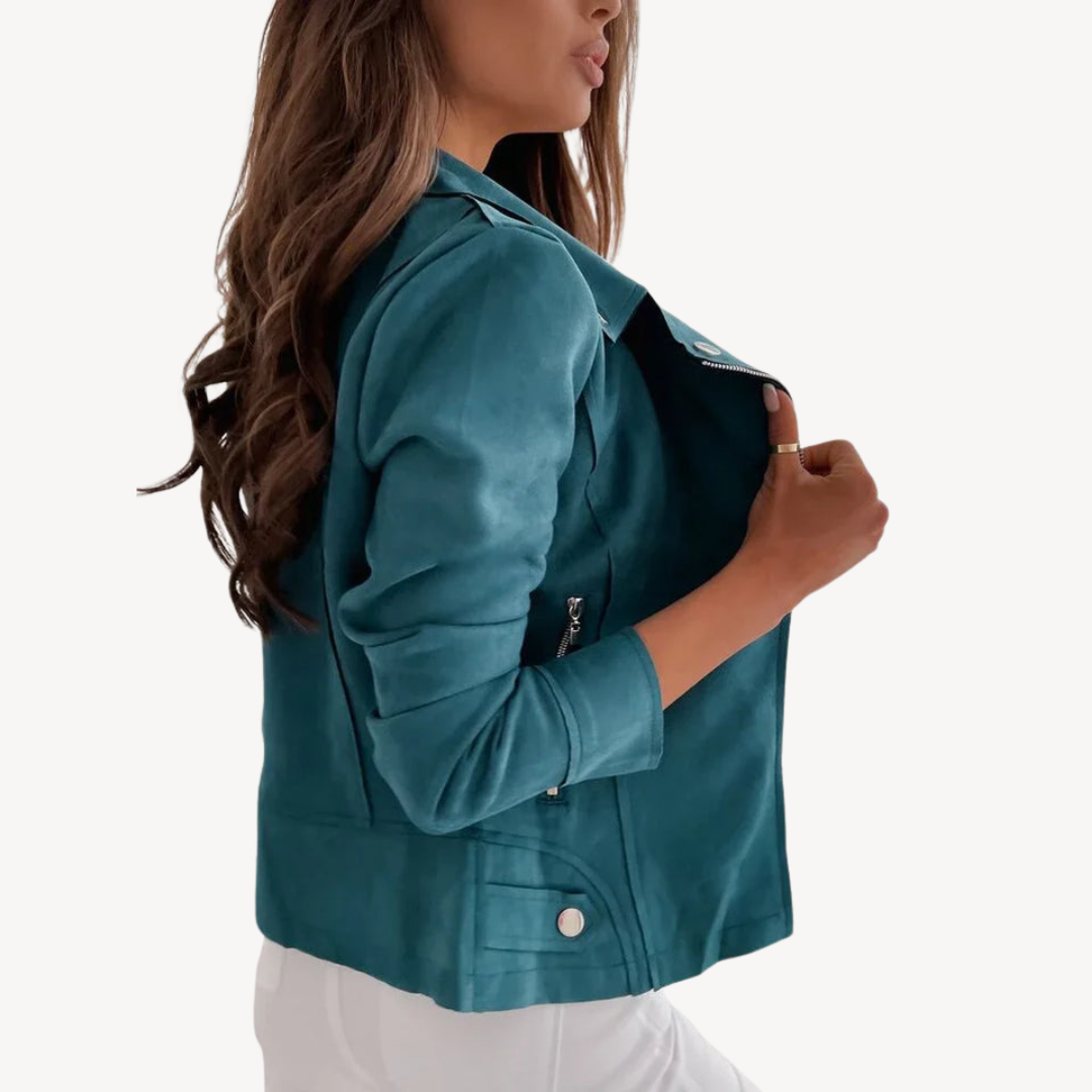 R&B | Kunstleder Bikerjacke