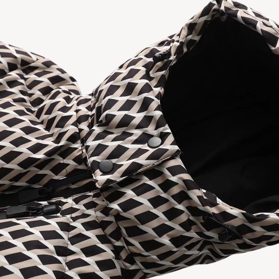 R&B | Damen Gürteltaschen-Pufferjacke