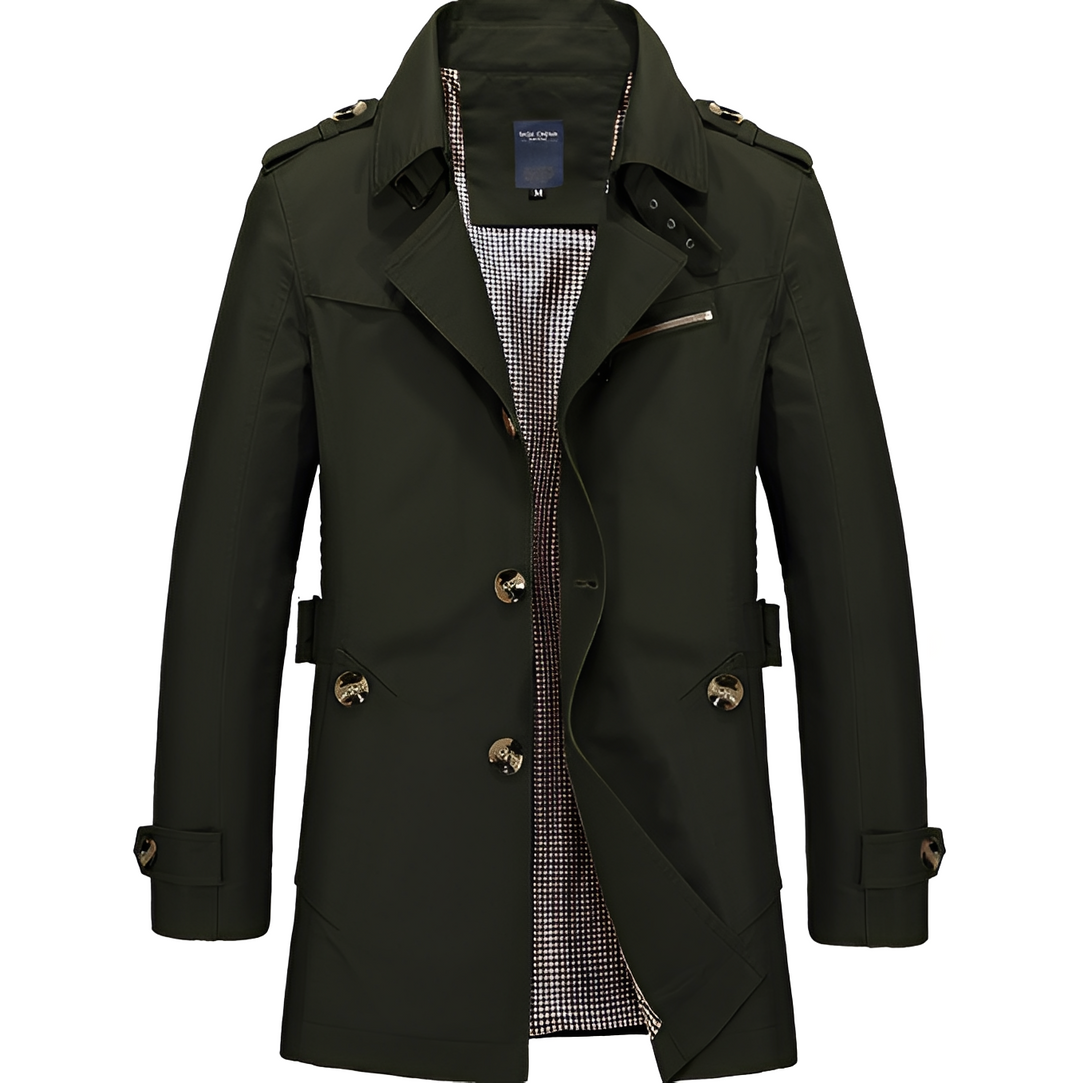 R&B | Eleganter Windbreaker Trenchcoat für Männer