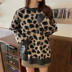 R&B | Stylischer Pullover mit Leopardenmuster