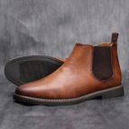 R&B | Klassische Herrenschuhe Stiefel Im Chelsea Stil Aus Leder