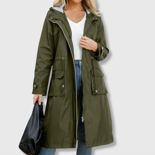 R&B | Lange Jacke mit Klassischer Silhouette