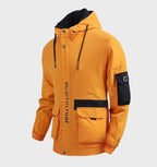 R&B | Warme, leichte Jacke mit Taschen, Kapuze und Kordelzug
